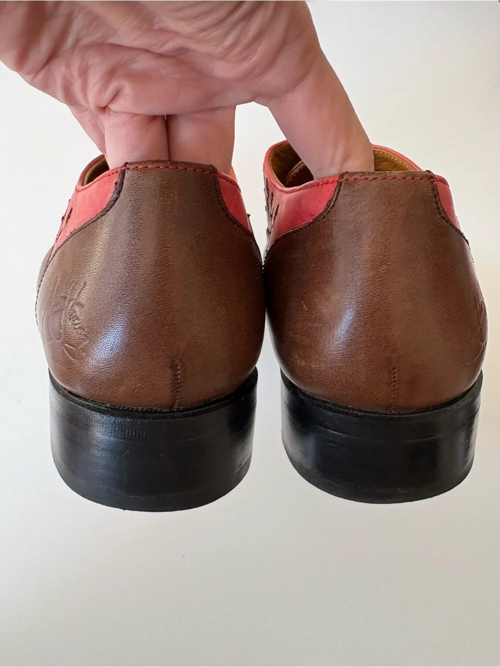 John Fluevog || Twin Turbines 211‎ Carrall Street Oxfords Red Brown